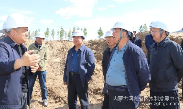 张广明调研水权二期总干渠下段节水改造工程