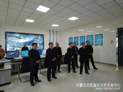 张广明深入排水分中心调研指导工作