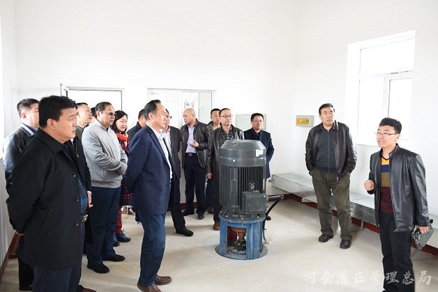 河灌总局赵远书记一行深入排水局督查党建及水利重点工作开展情况