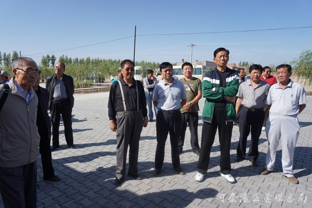 河灌总局组织老干部参观考察灌区建设