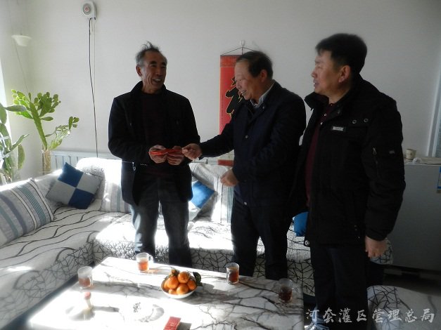 自治区水文总局局长王南风一行走访慰问市水文局基层测站一线职工