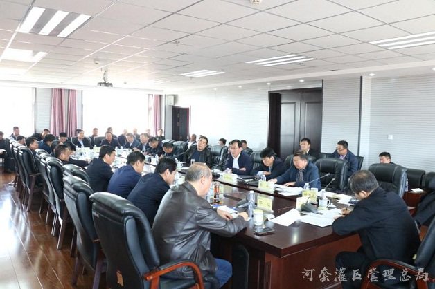 河套灌区夏灌工作（西片）调研会在解放闸灌域管理局召开