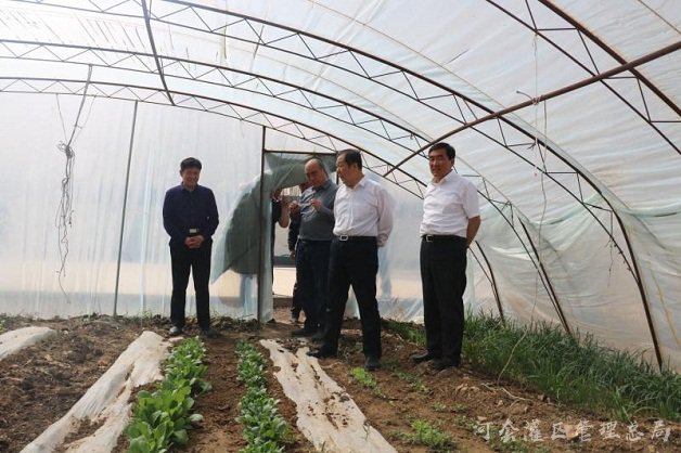 河灌总局党委书记郭玉根一行深入解放闸灌域管理局调研指导工作