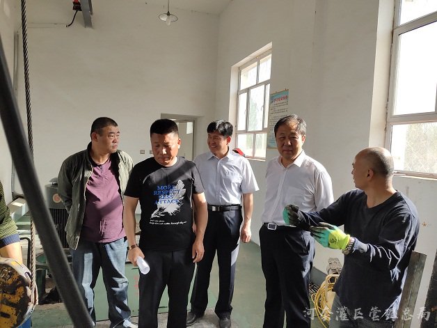 河灌总局党委书记郭玉根深入总排干一线调研指导工作
