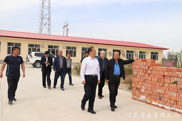 河灌总局党委书记郭玉根一行深入义长局基层所段调研