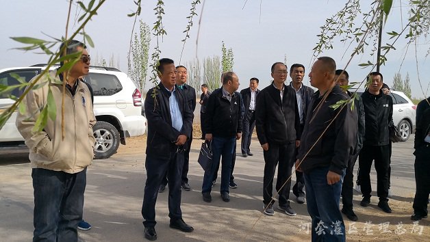 河灌总局党委书记郭玉根一行深入义长局基层所段调研