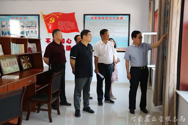 河灌总局纪检委书记高学君深入解放闸灌域管理局督查调研工作